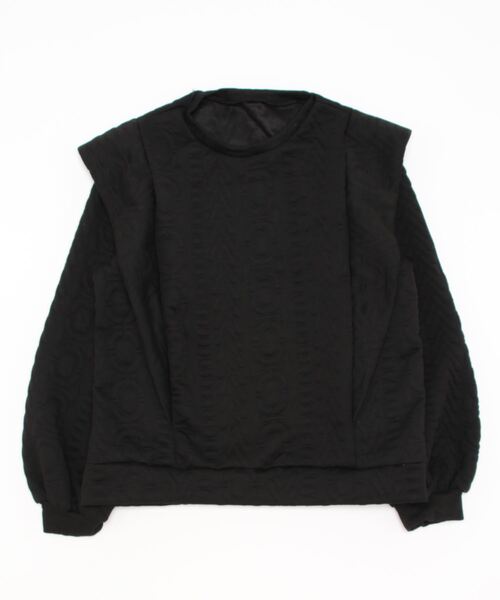 IAMUSE（アイアミューズ）の「デザインキルティングトップス S0813【IAMUSE】（その他トップス・レディース・ブラック・FREE）」の11枚目の写真