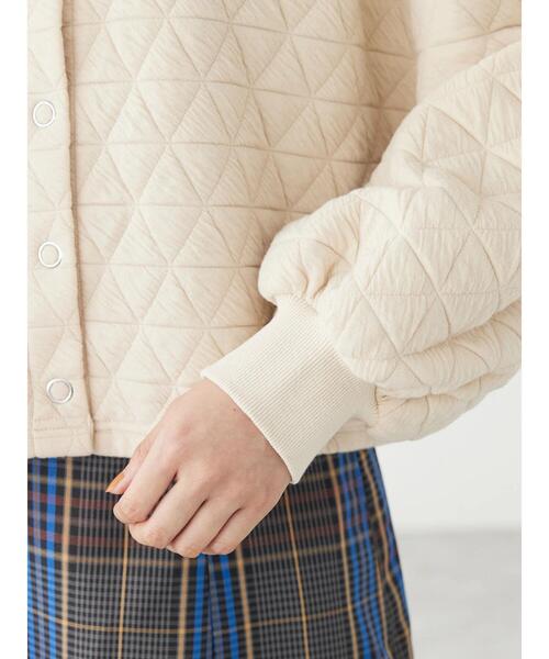 RAY CASSIN FAVORI(レイカズンフェバリ)の「・RAY CASSIN キルトカーディガン*(カーディガン/ボレロ・レディース・アイボリー/カーキ/ブラック・FREE)」の13枚目の写真