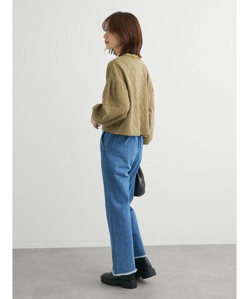 RAY CASSIN FAVORI(レイカズンフェバリ)の「・RAY CASSIN キルトカーディガン*(カーディガン/ボレロ・レディース・アイボリー/カーキ/ブラック・FREE)」の16枚目の写真