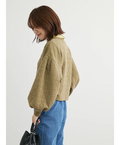 RAY CASSIN FAVORI(レイカズンフェバリ)の「・RAY CASSIN キルトカーディガン*(カーディガン/ボレロ・レディース・アイボリー/カーキ/ブラック・FREE)」の18枚目の写真