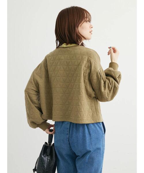 RAY CASSIN FAVORI(レイカズンフェバリ)の「・RAY CASSIN キルトカーディガン*(カーディガン/ボレロ・レディース・アイボリー/カーキ/ブラック・FREE)」の19枚目の写真