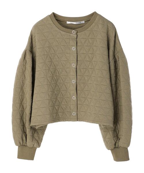 RAY CASSIN FAVORI(レイカズンフェバリ)の「・RAY CASSIN キルトカーディガン*(カーディガン/ボレロ・レディース・アイボリー/カーキ/ブラック・FREE)」の20枚目の写真