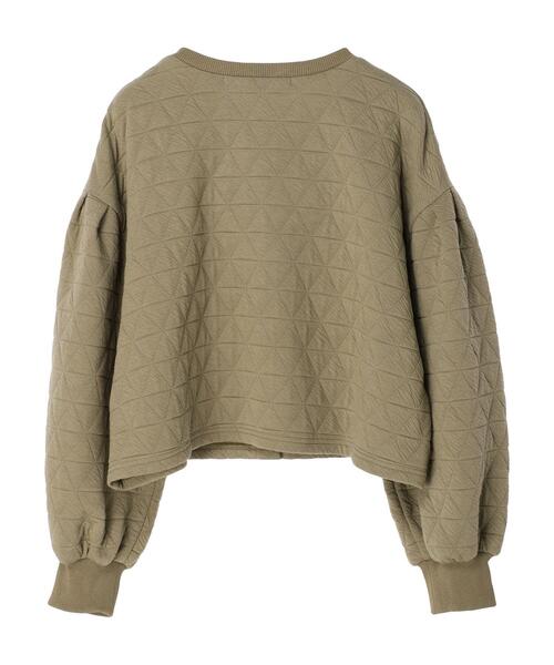 RAY CASSIN FAVORI(レイカズンフェバリ)の「・RAY CASSIN キルトカーディガン*(カーディガン/ボレロ・レディース・アイボリー/カーキ/ブラック・FREE)」の21枚目の写真