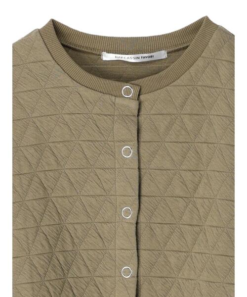 RAY CASSIN FAVORI(レイカズンフェバリ)の「・RAY CASSIN キルトカーディガン*(カーディガン/ボレロ・レディース・アイボリー/カーキ/ブラック・FREE)」の22枚目の写真