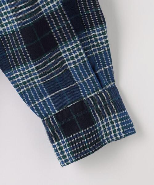 green label relaxing（グリーンレーベルリラクシング）の「FINE BASIC アメリカンチェック ビッグ ボタンダウンシャツ（シャツ/ブラウス・メンズ・ナチュラル/コバルトブルー/ネイビー・M/L/XL/S）」の15枚目の写真