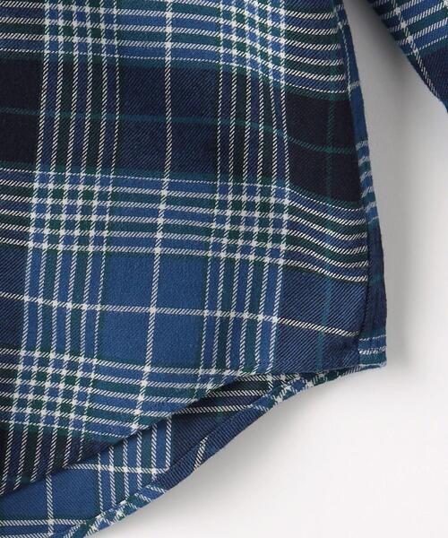 green label relaxing（グリーンレーベルリラクシング）の「FINE BASIC アメリカンチェック ビッグ ボタンダウンシャツ（シャツ/ブラウス・メンズ・ナチュラル/コバルトブルー/ネイビー・M/L/XL/S）」の16枚目の写真
