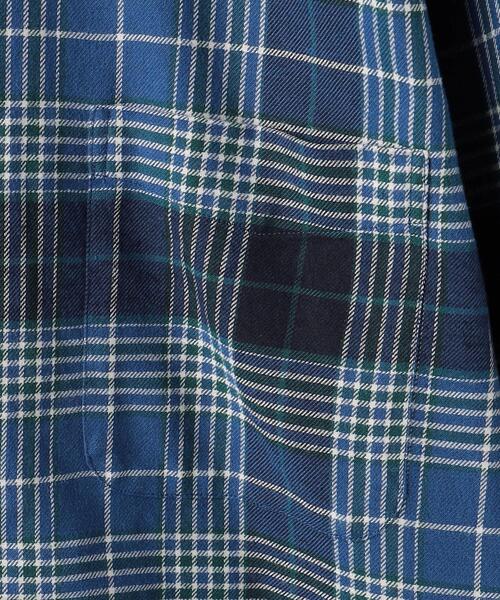 green label relaxing（グリーンレーベルリラクシング）の「FINE BASIC アメリカンチェック ビッグ ボタンダウンシャツ（シャツ/ブラウス・メンズ・ナチュラル/コバルトブルー/ネイビー・M/L/XL/S）」の17枚目の写真