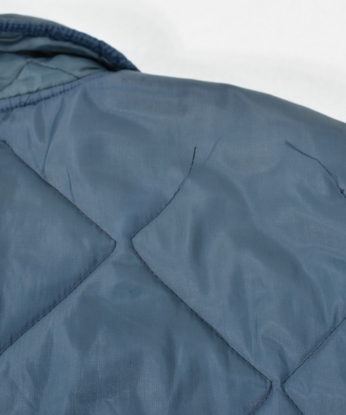 VINTAGE（ヴィンテージ）の「【ヴィンテージ古着】70s BIG SMITH / ビッグスミス 中綿入り キルティング ジップアップジャケット（ブルゾン・メンズ・ネイビー・LARGE）」の8枚目の写真