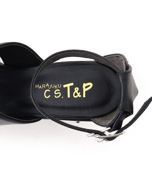cs T&P(シーエスティーアンドピー)の「厚底ウェッジサンダル(サンダル・レディース・ダークブラウン/ブラック・M/L/S/LL)」の11枚目の写真