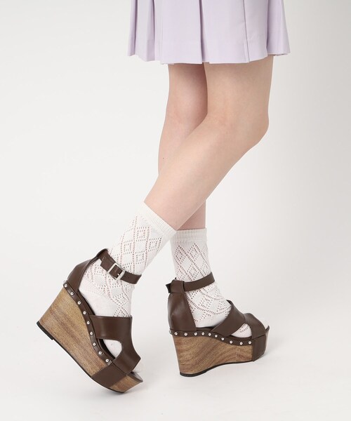 cs T&P(シーエスティーアンドピー)の「厚底ウェッジサンダル(サンダル・レディース・ダークブラウン/ブラック・M/L/S/LL)」の13枚目の写真