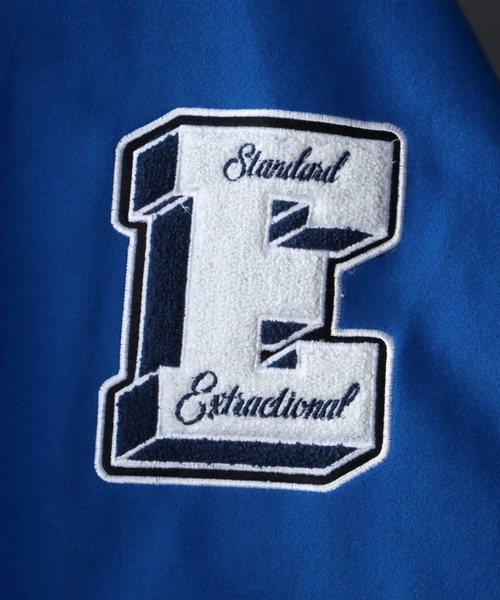 SITRY（シトリー）の「rib line oversize patch Stadium Jacket/リブライン オーバーサイズ ワッペン スタジアムジャケット/スタジャン（スタジャン・メンズ・グリーン/ブラック系その他/ブルー/ブラック・M/L/LL）」の19枚目の写真