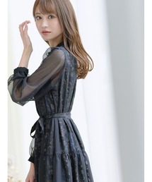 EmiriaWiz♡エミリアウィズ♡ビーズシフォンワンピース