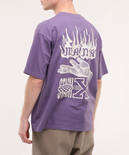 MANASTASH（マナスタッシュ）の「MANASTASH/マナスタッシュ/CiTee X（Tシャツ/カットソー・メンズ・パープル/ホワイト/ブラック・MEDIUM/LARGE/X-LARGE/XX-LARGE）」の3枚目の写真