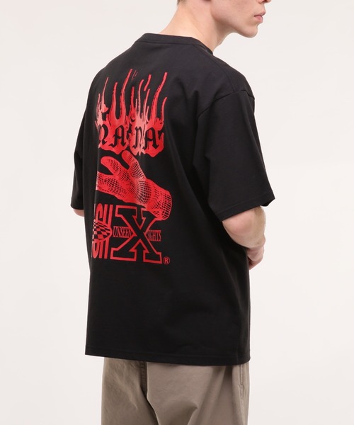 MANASTASH（マナスタッシュ）の「MANASTASH/マナスタッシュ/CiTee X（Tシャツ/カットソー・メンズ・パープル/ホワイト/ブラック・MEDIUM/LARGE/X-LARGE/XX-LARGE）」の2枚目の写真