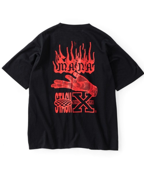 MANASTASH（マナスタッシュ）の「MANASTASH/マナスタッシュ/CiTee X（Tシャツ/カットソー・メンズ・パープル/ホワイト/ブラック・MEDIUM/LARGE/X-LARGE/XX-LARGE）」の5枚目の写真