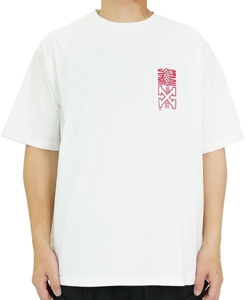 MANASTASH（マナスタッシュ）の「MANASTASH/マナスタッシュ/CiTee X（Tシャツ/カットソー・メンズ・パープル/ホワイト/ブラック・MEDIUM/LARGE/X-LARGE/XX-LARGE）」の7枚目の写真
