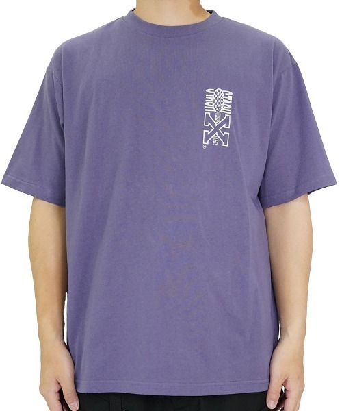 MANASTASH（マナスタッシュ）の「MANASTASH/マナスタッシュ/CiTee X（Tシャツ/カットソー・メンズ・パープル/ホワイト/ブラック・MEDIUM/LARGE/X-LARGE/XX-LARGE）」の8枚目の写真