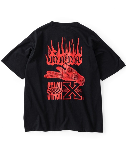 MANASTASH（マナスタッシュ）の「MANASTASH/マナスタッシュ/CiTee X（Tシャツ/カットソー・メンズ・パープル/ホワイト/ブラック・MEDIUM/LARGE/X-LARGE/XX-LARGE）」の18枚目の写真