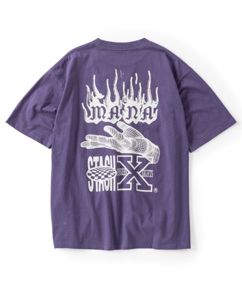 MANASTASH（マナスタッシュ）の「MANASTASH/マナスタッシュ/CiTee X（Tシャツ/カットソー・メンズ・パープル/ホワイト/ブラック・MEDIUM/LARGE/X-LARGE/XX-LARGE）」の17枚目の写真