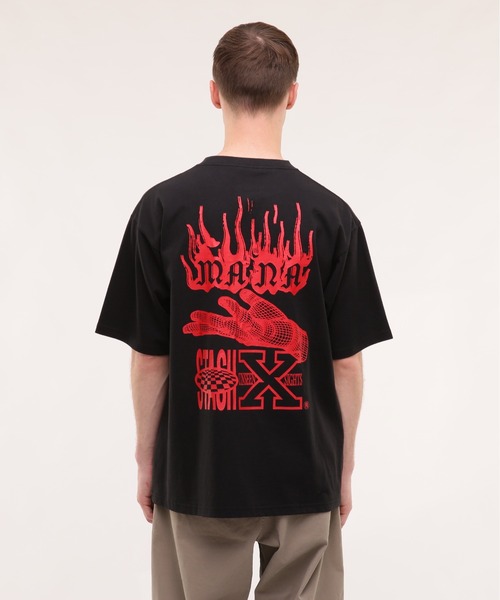 MANASTASH（マナスタッシュ）の「MANASTASH/マナスタッシュ/CiTee X（Tシャツ/カットソー・メンズ・パープル/ホワイト/ブラック・MEDIUM/LARGE/X-LARGE/XX-LARGE）」の13枚目の写真