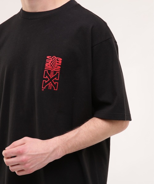 MANASTASH（マナスタッシュ）の「MANASTASH/マナスタッシュ/CiTee X（Tシャツ/カットソー・メンズ・パープル/ホワイト/ブラック・MEDIUM/LARGE/X-LARGE/XX-LARGE）」の14枚目の写真