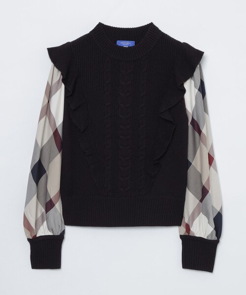 BLUE LABEL CRESTBRIDGE - BLUE LABEL CRESTBRIDGE トップス ニット　セーター　フリル 楽天市場】【SALE／25%OFF】フリルディテールニット BLUE LABEL
