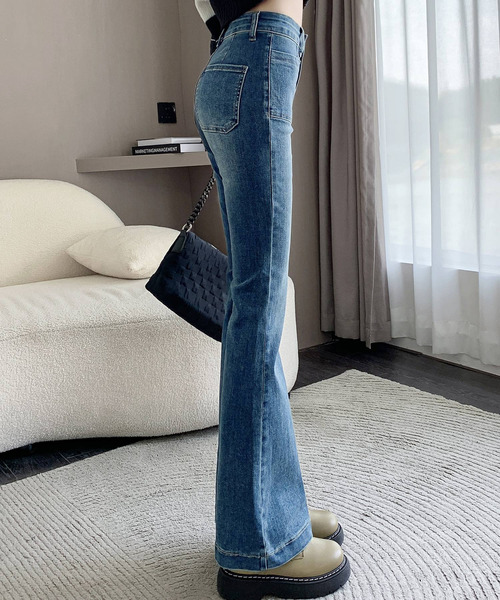 airdenim ライト起毛 ブーツカットデニム