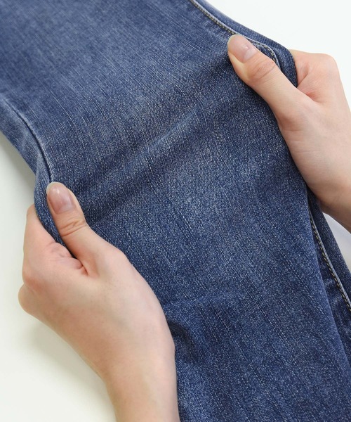 DAY CLOSET（デイ クローゼット）の「【吸湿発熱/裏起毛/大きいサイズ有】冬もぽかぽか ブーツカット風きれいめフレアデニムパンツ ストレッチ 暖かい レディース（デニムパンツ・レディース・ブラック/ブルー/ライトブルー/ダークグレー/ブルー系その他/インディゴブルー・2XL/M/XS/L/S/XL）」の17枚目の写真