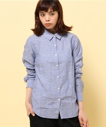 GIORDANO | [GIORDANO]ロールアップリネン長袖シャツ(シャツ/ブラウス)