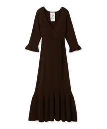SNIDEL HOME（スナイデルホーム）の「【Melty】カシュクールニットワンピース（ルームワンピース）」