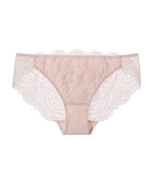 PEACH JOHN（ピーチジョン）の「【総レースで洋服にラインが響きにくい】ま～るく盛れる着やせショーツ（ショーツ・レディース・ホワイト/ブラック/ピンク/ラベンダー/ボルドー/コーラル/グリーン/ベージュ/ネイビー/レッド/ブラウン/ライラック/ブルー・MEDIUM/SMALL/LARGE）」の4枚目の写真