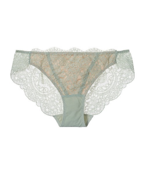 PEACH JOHN（ピーチジョン）の「【総レースで洋服にラインが響きにくい】ま～るく盛れる着やせショーツ（ショーツ・レディース・ホワイト/ブラック/ピンク/ラベンダー/ボルドー/コーラル/グリーン/ベージュ/ネイビー/レッド/ブラウン/ライラック/ブルー・MEDIUM/SMALL/LARGE）」の5枚目の写真