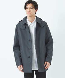 green label relaxing | TC フード バルカラーコート -撥水-(ステンカラーコート)