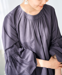 IENA | コットンティアードドレス(ワンピース)