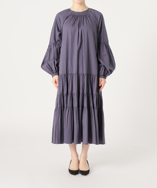 IENA（イエナ）の「コットンティアードドレス（ワンピース・レディース・グリーン/ネイビー・36/38）」の15枚目の写真