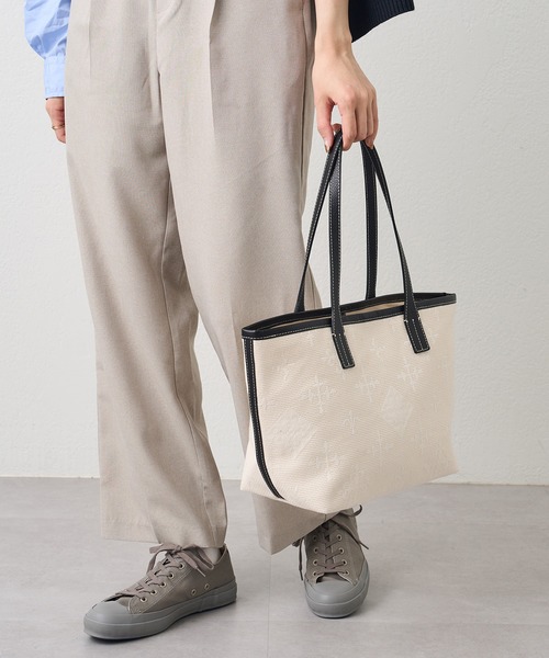 russet（ラシット）の「《刺し子》ミニマルトートバッグ(CE-1016