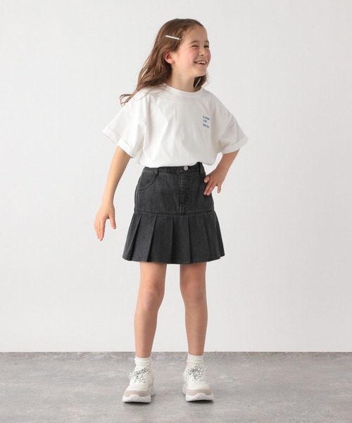 GLOBAL WORK（グローバルワーク）の「インナーツキデニムプリーツ/183986（デニムスカート・キッズ・ブルー系その他2/ブラック/ブルー系その他5・120cm/110cm/130cm/100cm/150cm/160cm/140cm）」の12枚目の写真