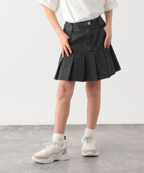 GLOBAL WORK（グローバルワーク）の「インナーツキデニムプリーツ/183986（デニムスカート・キッズ・ブルー系その他2/ブラック/ブルー系その他5・120cm/110cm/130cm/100cm/150cm/160cm/140cm）」の20枚目の写真