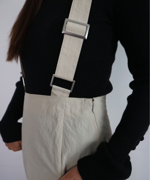 TRUNC（トランクエイティーエイト）の「2way Syakasyaka Jumper Skirt（ジャンパースカート・レディース・アイボリー/ブラック・FREE）」の21枚目の写真