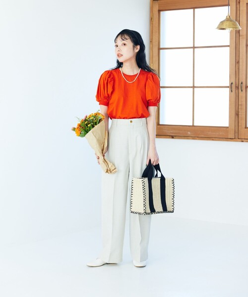 セール】バルーンスリーブTシャツ / パフスリーブ（Tシャツ