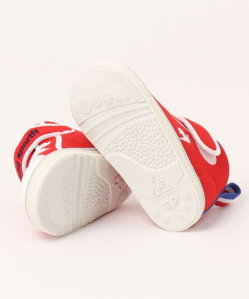 le coq sportif（ルコックスポルティフ）の「le coq sportif ルコックスポルティフ LCS SAMREMO CV 3【日本製】ベビーシューズ(LCSサンレモCV3)（スニーカー・キッズ・ネイビー/オレンジ/レッド・13.0cm/14.0cm/15.0cm/14.5cm/15.5cm/13.5cm）」の4枚目の写真
