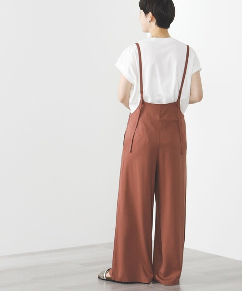 BEAMS HEART(ビームスハート)の「BEAMS HEART / 細サス付き ワイドパンツ(その他パンツ・レディース・ブラック/ピンク系その他/ベージュ・SMALL/MEDIUM)」の16枚目の写真