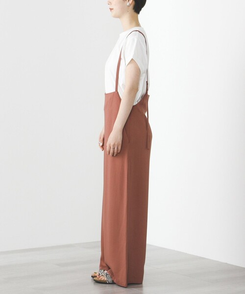 BEAMS HEART(ビームスハート)の「BEAMS HEART / 細サス付き ワイドパンツ(その他パンツ・レディース・ブラック/ピンク系その他/ベージュ・SMALL/MEDIUM)」の19枚目の写真