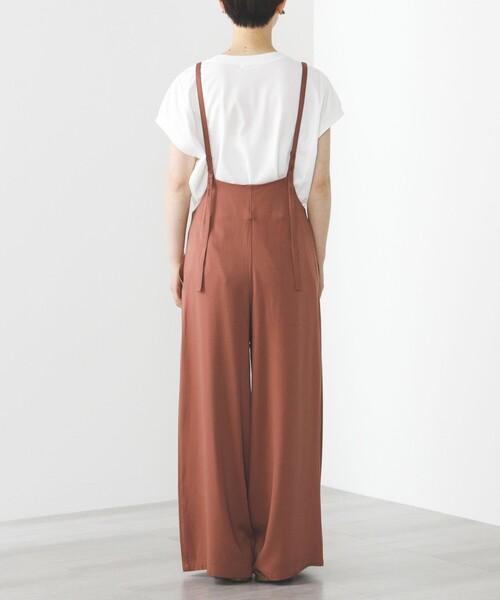 BEAMS HEART(ビームスハート)の「BEAMS HEART / 細サス付き ワイドパンツ(その他パンツ・レディース・ブラック/ピンク系その他/ベージュ・SMALL/MEDIUM)」の20枚目の写真