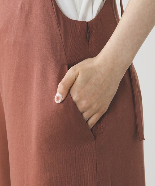 BEAMS HEART(ビームスハート)の「BEAMS HEART / 細サス付き ワイドパンツ(その他パンツ・レディース・ブラック/ピンク系その他/ベージュ・SMALL/MEDIUM)」の21枚目の写真