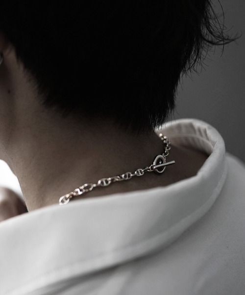 MinoriTY】Tバーチェーンネックレス メンズ ユニセックス
