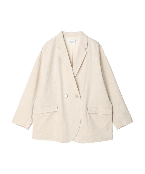 AMERICAN HOLIC（アメリカンホリック）の「Wボタンドロップショルダーテーラードジャケット2（テーラードジャケット・レディース・ライトベージュ・M/L）」の20枚目の写真