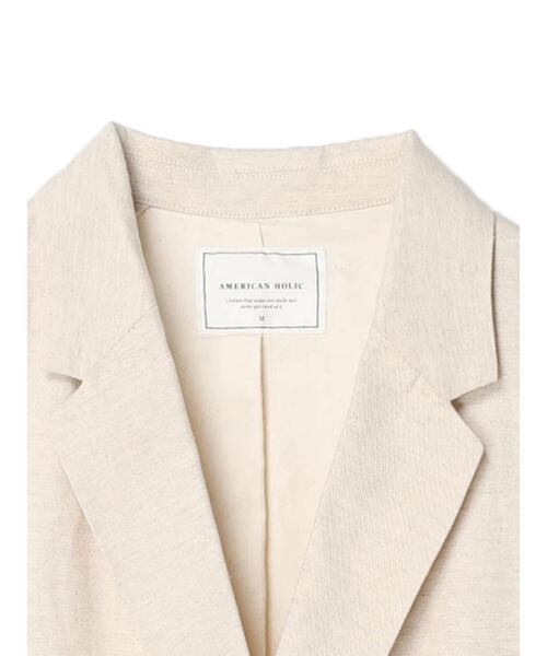 AMERICAN HOLIC（アメリカンホリック）の「Wボタンドロップショルダーテーラードジャケット2（テーラードジャケット・レディース・ライトベージュ・M/L）」の22枚目の写真