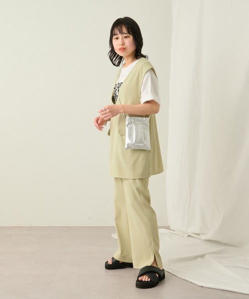 COLONY 2139（コロニートゥーワンスリーナイン）の「パテッドクロスベルトサンダル（サンダル・レディース・ブラック/アイボリー・MEDIUM/LARGE/SMALL）」の12枚目の写真