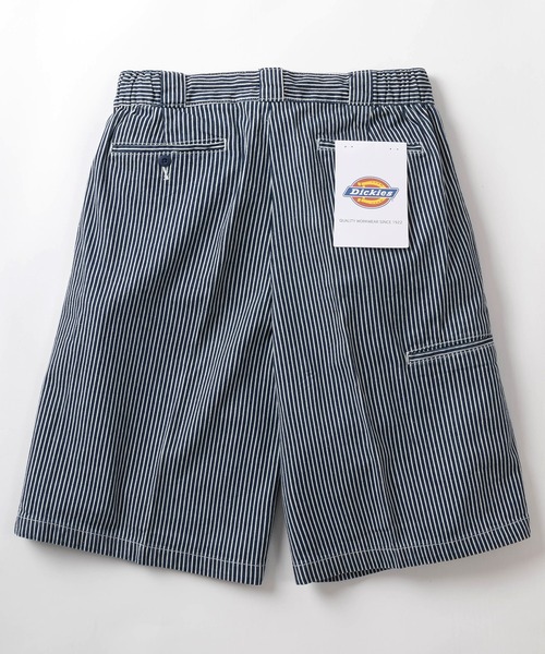 Dickies(ディッキーズ)の「【Dickies/ディッキーズ】 ワイドルーズ ツイルイージーショーツ/ショートパンツ/ヘビーオンス(チノパンツ・メンズ・ベージュ/インディゴブルー/ブラック/ストライプ/アイボリー・M/L/XL)」の5枚目の写真